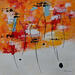 Peinture abstract multicolore C 175 par Wilms Hilde | Tableau Abstrait Acrylique