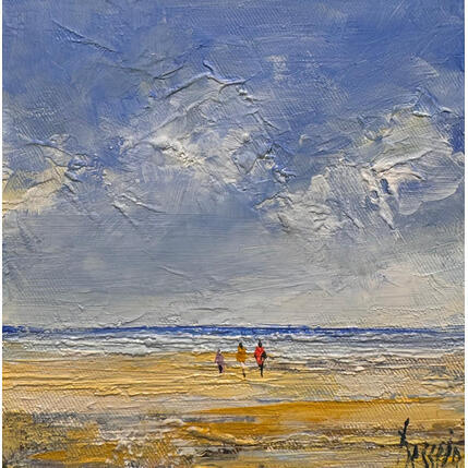 Painting Vacances en Vendée by Dessein Pierre | Painting Figurative Oil