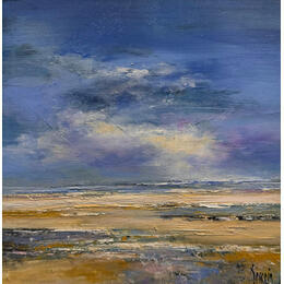 Painting Un jour de ciel bleu by Dessein Pierre | Painting Figurative Oil
