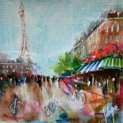 Painting Weekend a Paris by Solveiga | Painting