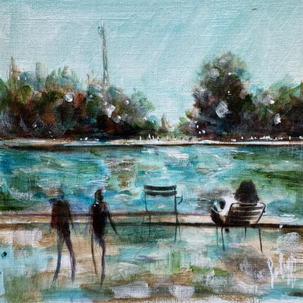 Painting Tuileries  by Solveiga | Painting