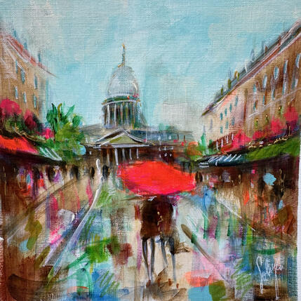 Painting Panthéon  by Solveiga | Painting