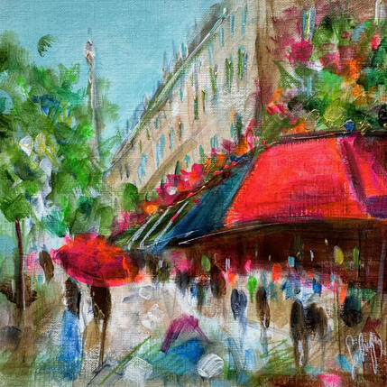 Painting Saint Germain by Solveiga | Painting