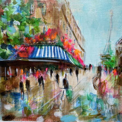 Painting Week-end à Paris by Solveiga | Painting