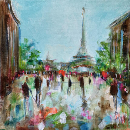 Painting Dimanche à Paris  by Solveiga | Painting