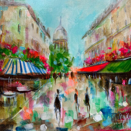 Painting Parenthèse parisienne  by Solveiga | Painting