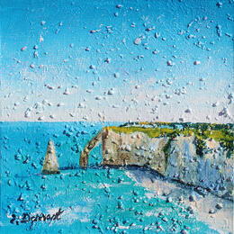 Painting Etretat by Dessapt Elika | Painting