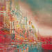 Painting Tequila sunrise by Levesque Emmanuelle | Painting Oil