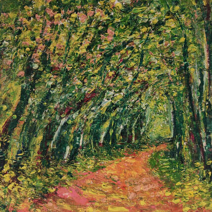 Painting Fontainebleau by Levesque Emmanuelle | Painting