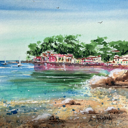 Painting L'anse Méjean  by Hoffmann Elisabeth | Painting