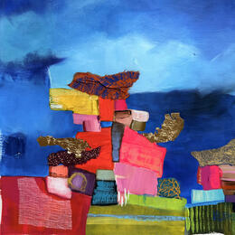 Peinture Vue sur mer par Lau Blou | Tableau