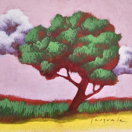 Painting L'arbre du milieu by Pasquale | Painting