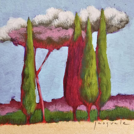 Painting Paysage de Provence by Pasquale | Painting