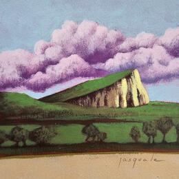 Peinture Pic St Loup n°13 par Pasquale | Tableau