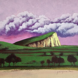 Peinture Pic St Loup n°15 par Pasquale | Tableau