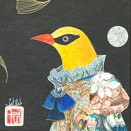 Painting ROSACE by Rebeyre Catherine | Painting