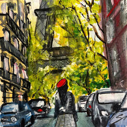 Painting PARIS by Mestres Sergi | Painting