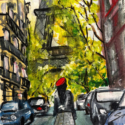 Peinture PARIS par Mestres Sergi | Tableau