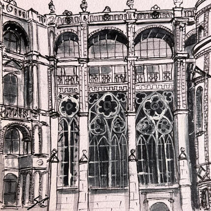 Peinture CHAPELLE par Mestres Sergi | Tableau