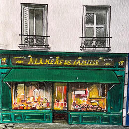 Painting A LA MERE DE FAMILLE by Mestres Sergi | Painting