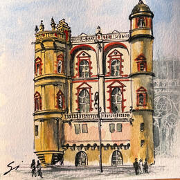 Painting CHÂTEAU by Mestres Sergi | Painting