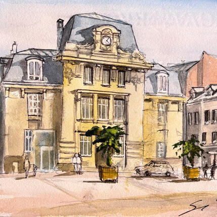 Painting LA POSTE TÉLÉGRAPHES by Mestres Sergi | Painting