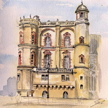 Painting CHÂTEAU by Mestres Sergi | Painting
