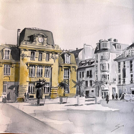 Painting TÉLÉGRAPHES by Mestres Sergi | Painting