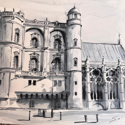 Painting CHÂTEAU VIEUX by Mestres Sergi | Painting