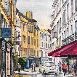 Painting SAINT GERMAIN EN LAYE by Mestres Sergi | Painting