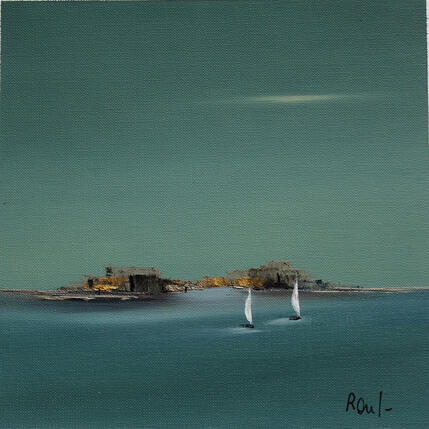 Peinture Impression marine 100 par Roussel Marie-Ange et Fanny | Tableau