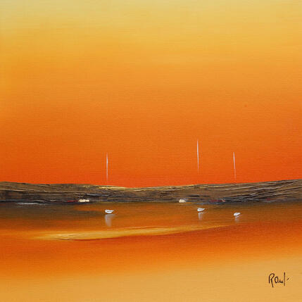 Peinture Evasion 100 par Roussel Marie-Ange et Fanny | Tableau