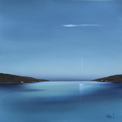 Peinture Douceur marine 100 par Roussel Marie-Ange et Fanny | Tableau