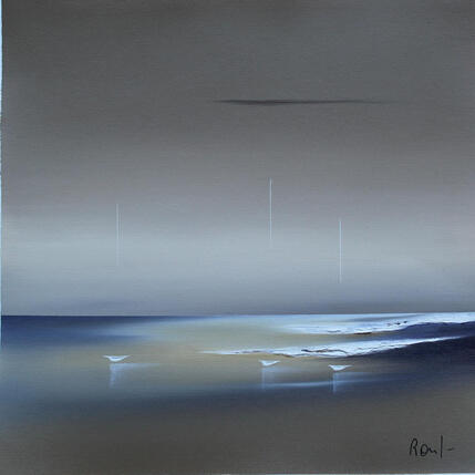 Peinture Evasion 100 par Roussel Marie-Ange et Fanny | Tableau