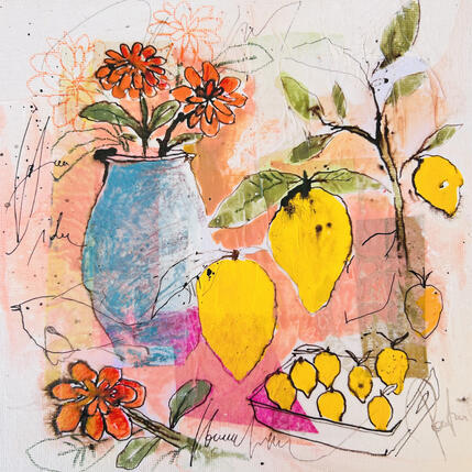 Painting Lemon by Colombo Cécile | Painting