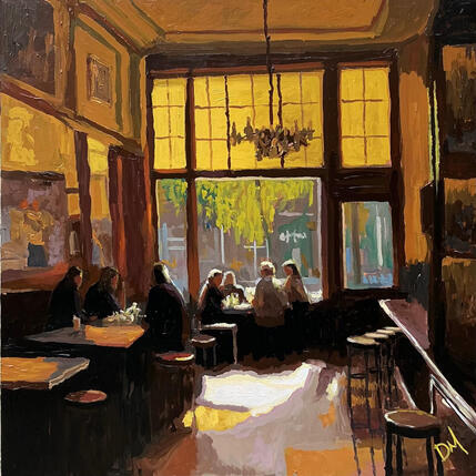 Painting Bar Talk by Murgatroyd Daniel | Painting