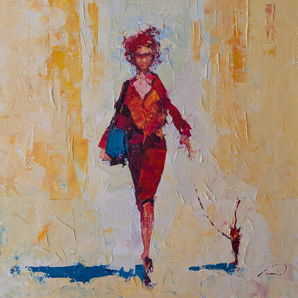 Peinture Journées d'été par Tomàs | Tableau Impressionnisme Huile Portraits