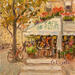 Peinture Shakespeare and co par Dontu Grigore | Tableau Figuratif Urbain Huile