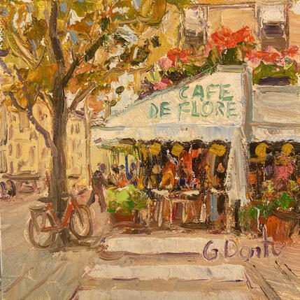 Peinture Shakespeare and co par Dontu Grigore | Tableau