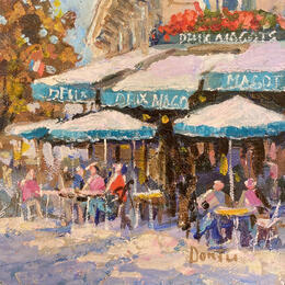 Painting Sous la fontaine by Dontu Grigore | Painting