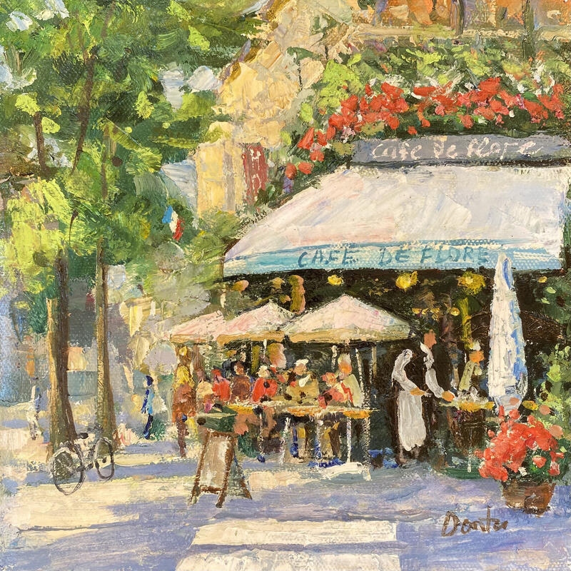 Painting L'arc de triomphe by Dontu Grigore | Painting Figurative Urban Oil