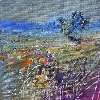 Painting Meadow of happiness by Petras Ivica | Painting