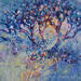 Painting Flower kingdom by Petras Ivica | Painting Figurative Landscapes Oil