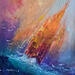 Painting Wild sea by Petras Ivica | Painting Figurative Landscapes Oil