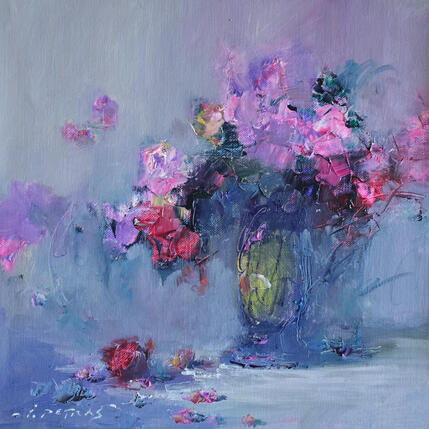 Painting Nostalgic roses  by Petras Ivica | Painting