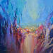 Painting Yellow touch by Petras Ivica | Painting Figurative Landscapes Oil