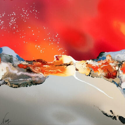 Painting C3856 by Naen | Painting Abstract Acrylic, Ink