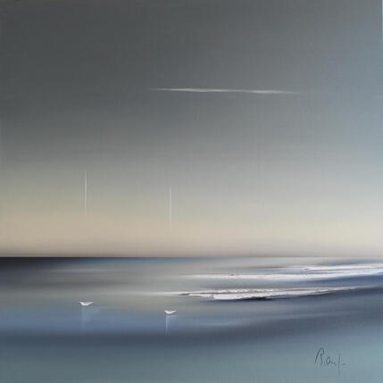 Painting Evasion marine 100 by Roussel Marie-Ange et Fanny | Painting