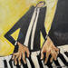 Painting En Solo by Signamarcheix Bernard | Painting Naive art Acrylic Ink Pastel