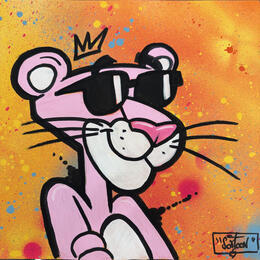 Painting King Panthère Rose by So Moon | Painting